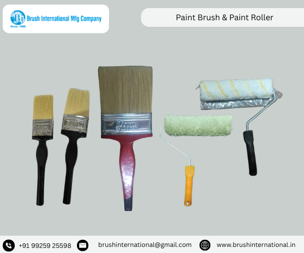 Paint Brush & Paint Roller